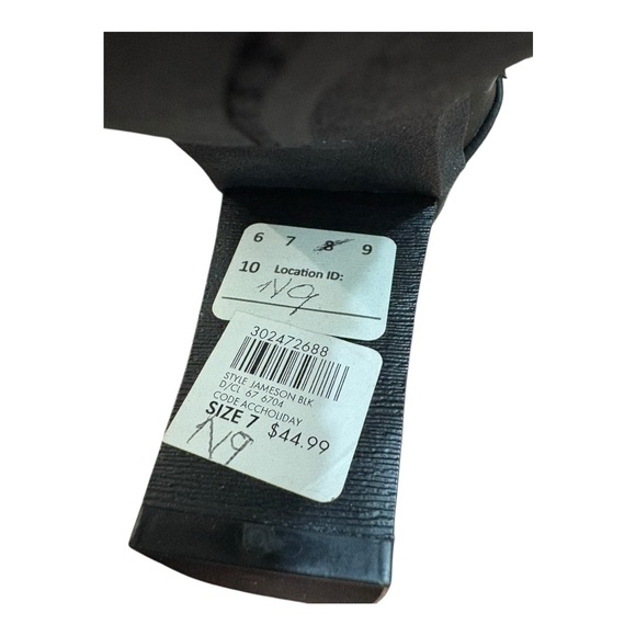 Jameson Black Combat Moto Boots with Rugged Sole and Lace-Up Design size 7 - Picture 6 of 7